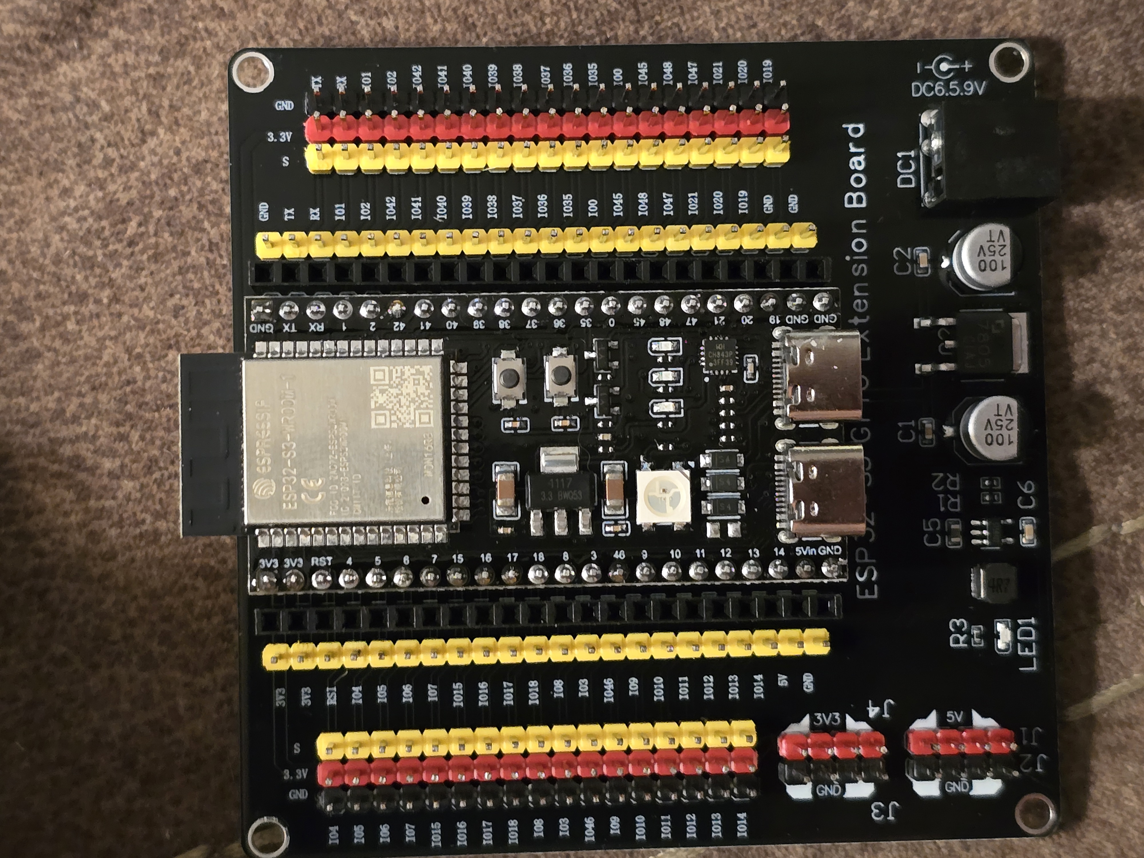 ESP32S3 GPIO Extension Board